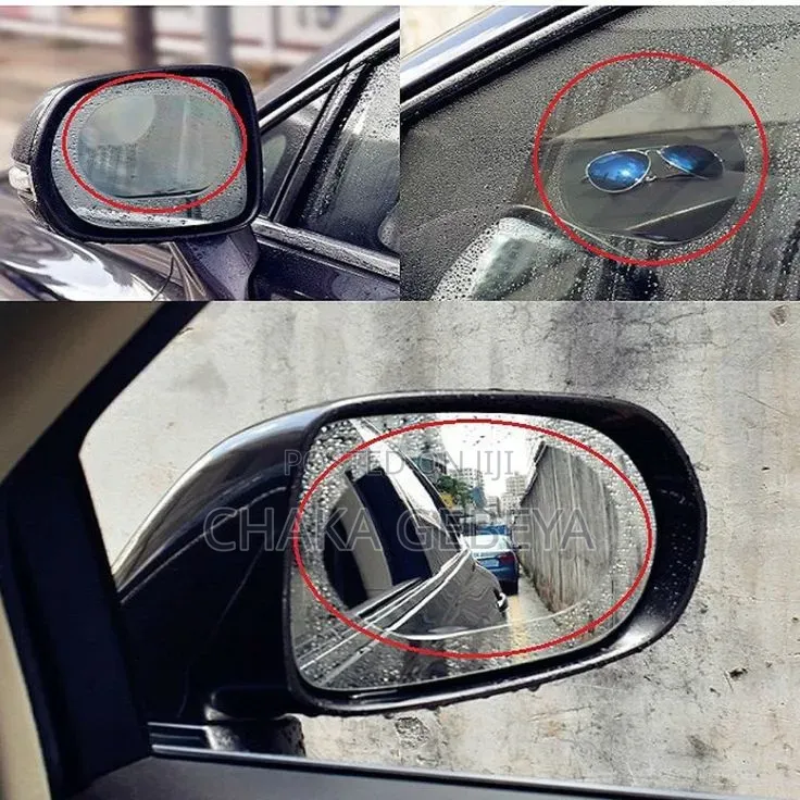 Rain Fog Repellent Glass Sticker - 100x150mm, Clear Visibility