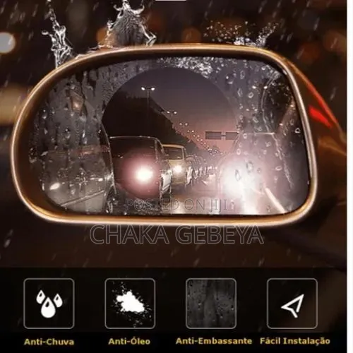 Rain Fog Repellent Glass Sticker - 100x150mm, Clear Visibility