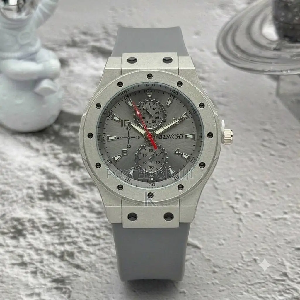 Benchini Chronograph Watch Plastic Wristwatch