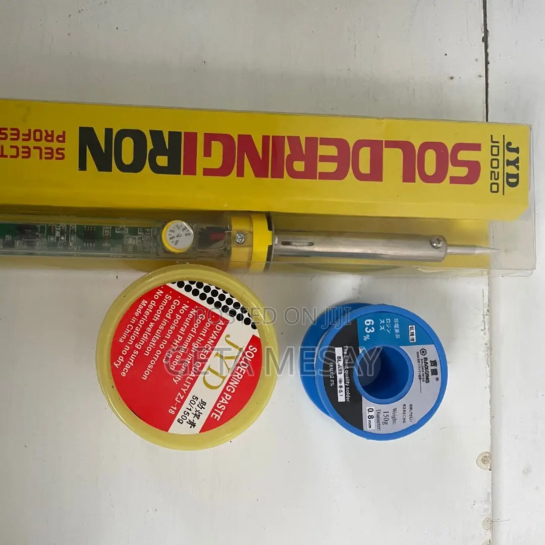 ባለ 3-በ-1 የካውያ ስብስብ: 60w ካውያ፣ 0.8mm ሽቦ እና የካውያ ፔስት