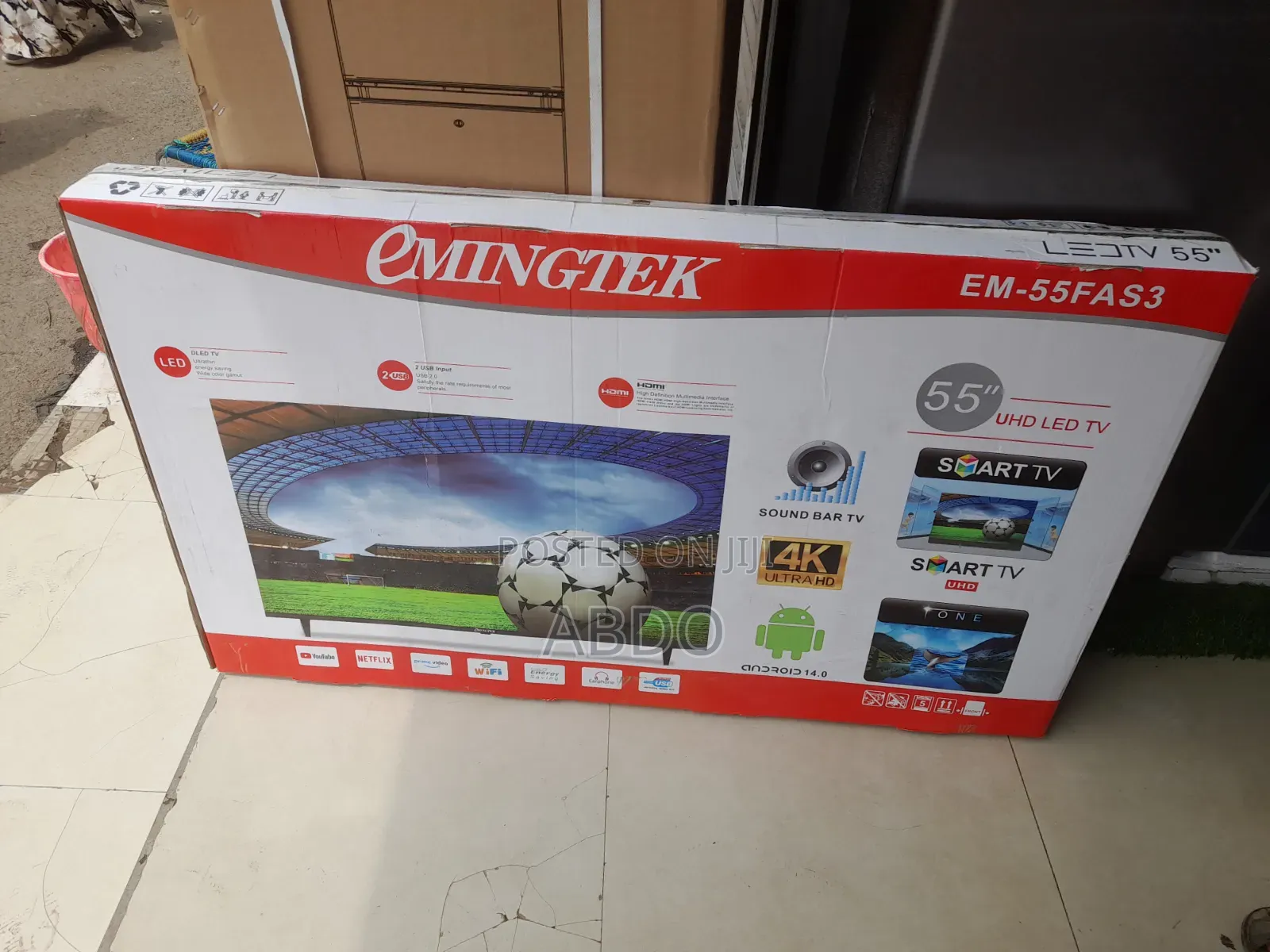 Eminegtek Smart Tv Model Em 55fa S3 Quality Tv Framless
