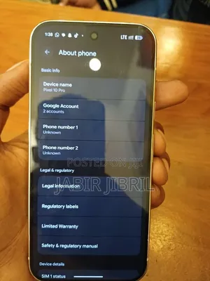 Google Pixel 10 Pro 256 GB Gold