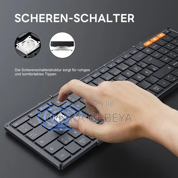 Wireless Keyboard With Touch Mouse – All-in-One for Smart Tv,