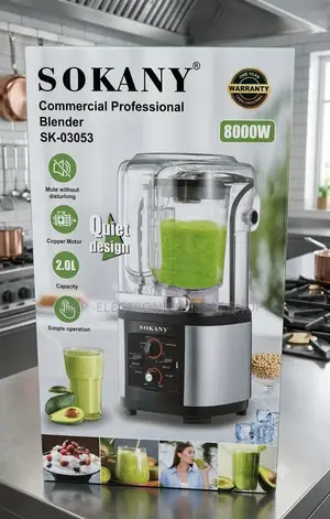 Sokany Juice Blender – 2.0l Heavy-Duty Quiet Blender (8000w)