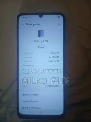 Samsung Galaxy A05 64 GB Black