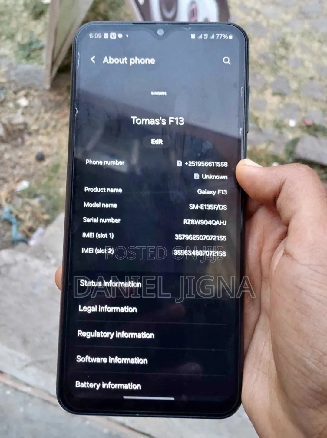 New Samsung Galaxy F13 64 GB Black