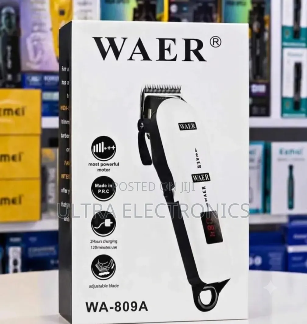 Waer Wa-809a Professional Hair Clipper – Precision in Every Cut!