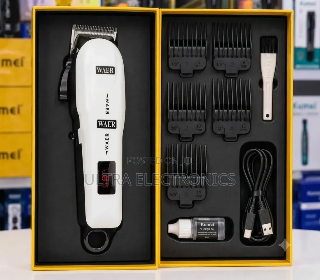 Waer Wa-809a Professional Hair Clipper – Precision in Every Cut!
