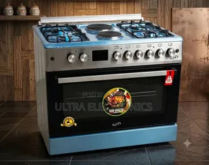 Lux 5 Burner Gas Cooker With Electric Hot Plates Large Oven
