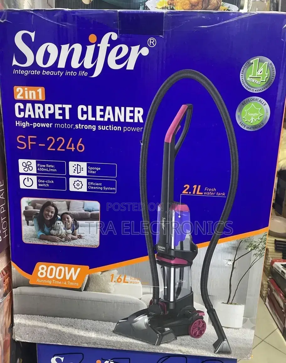 Sonifer Sf-2246 2-in-1 Carpet Cleaner Bring Professional-Quality