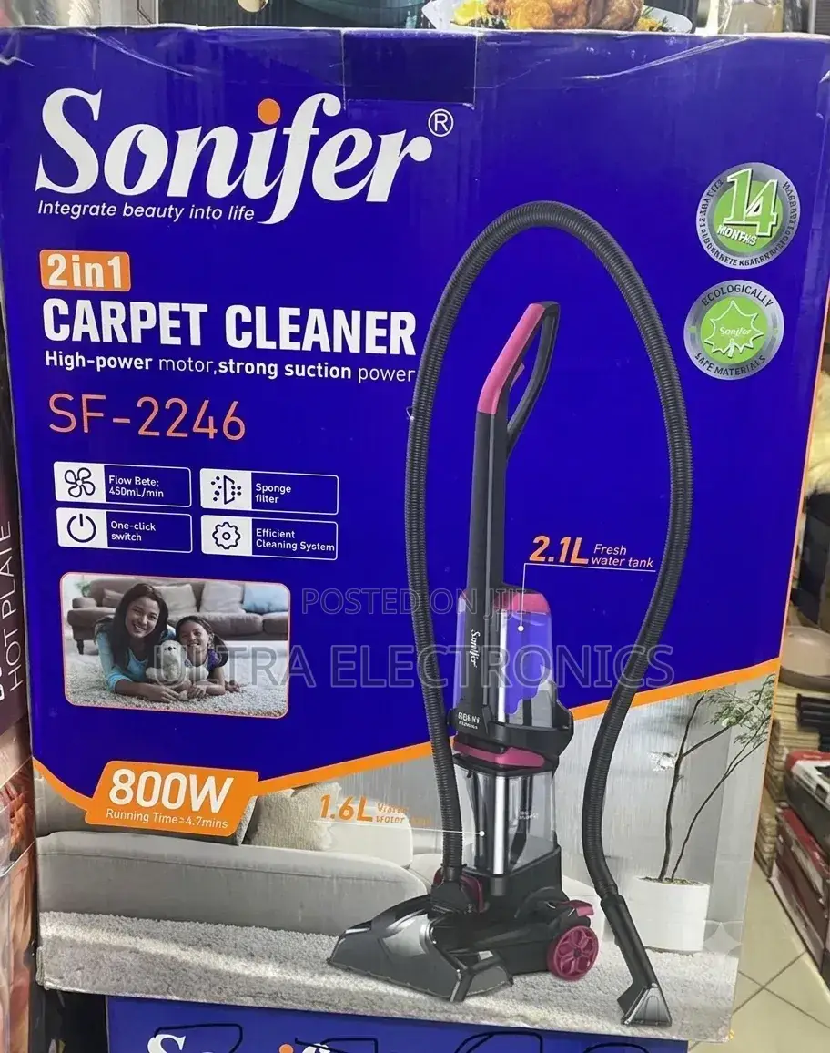 Sonifer Sf-2246 2-in-1 Carpet Cleaner Bring Professional-Quality