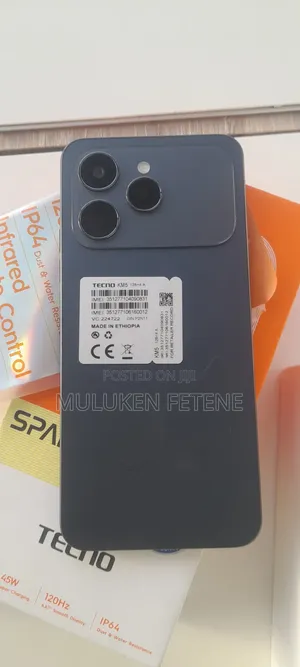 New Tecno Spark 50 128 GB Black