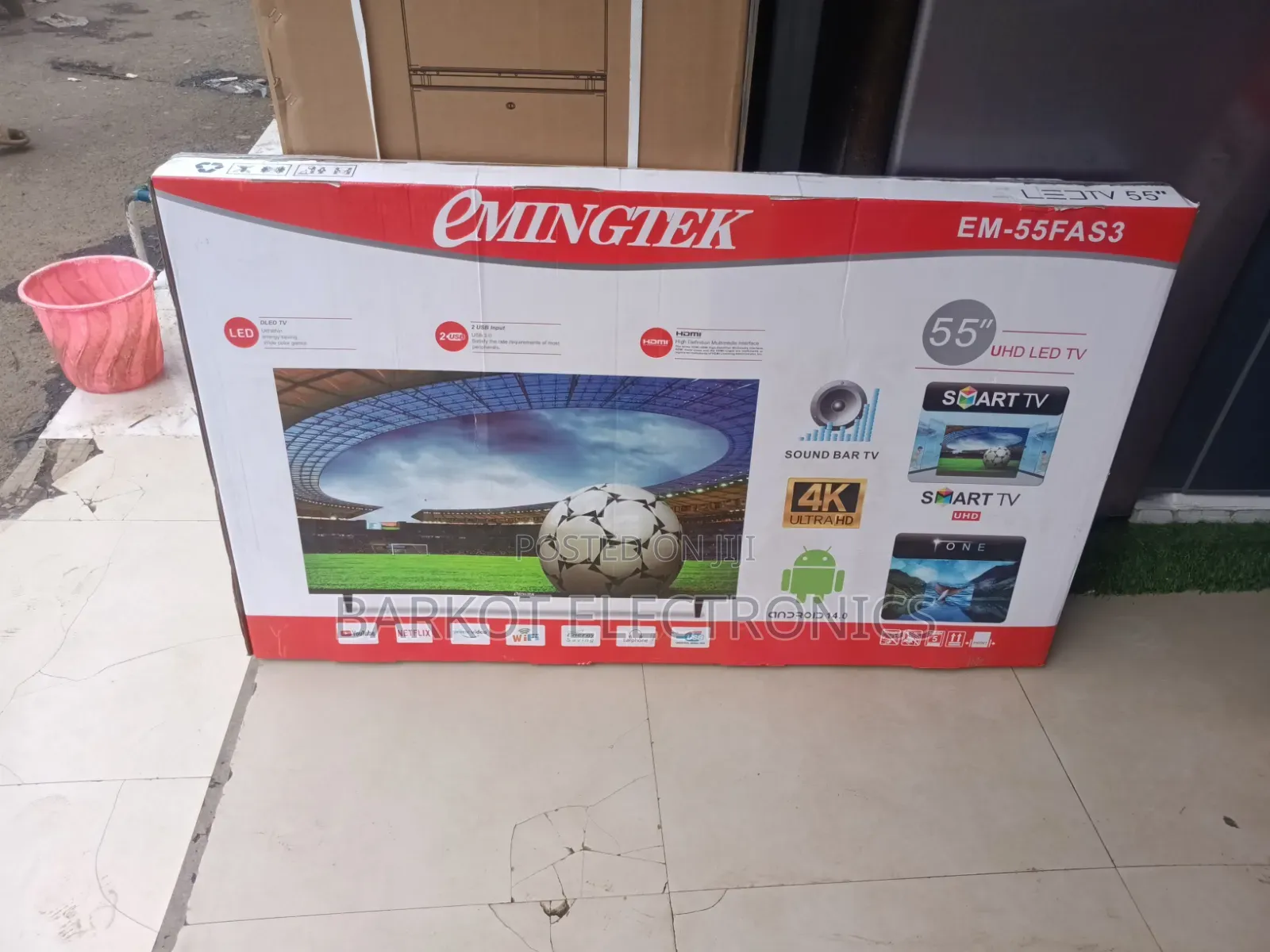 Emingtek Smart Tv Model Em 55 Fa S3 Quality Andraid Framless 2026