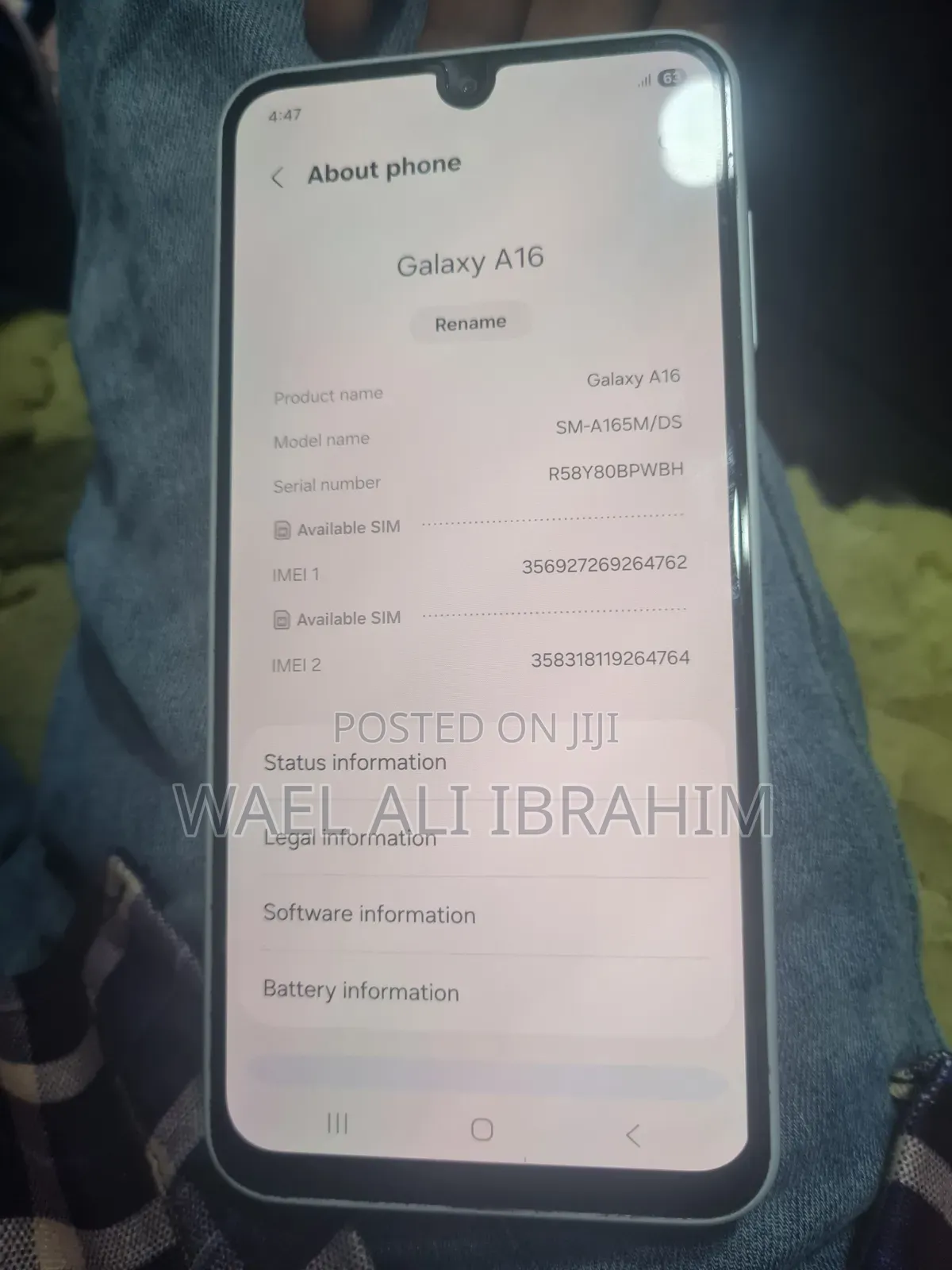 New Samsung Galaxy A16 256 GB White