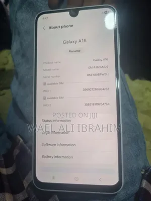 New Samsung Galaxy A16 256 GB White