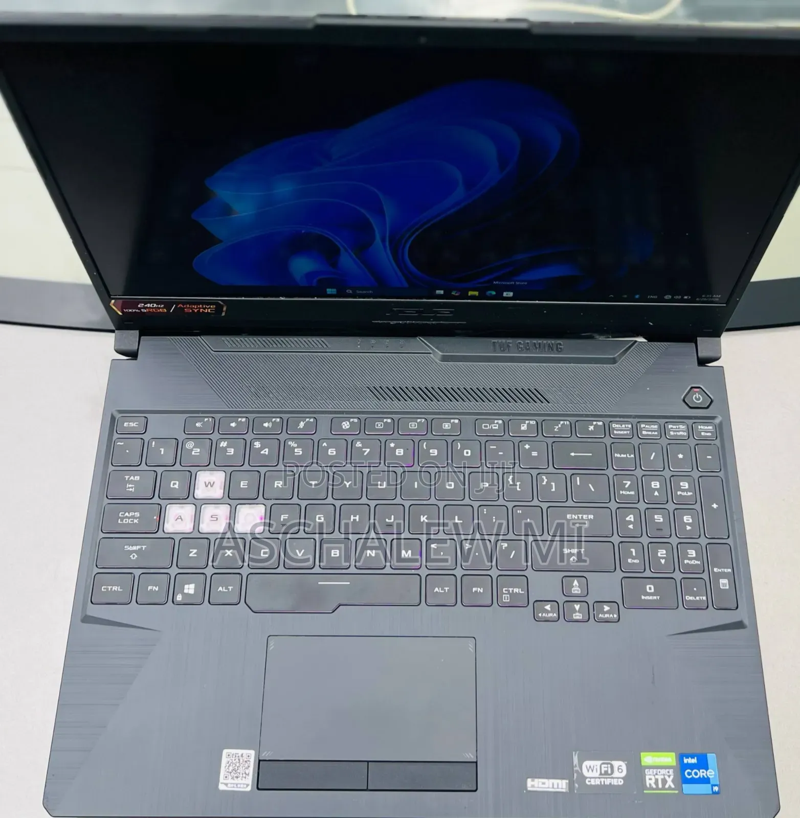 New Laptop Asus TUF Gaming F15 16GB Intel Core i9 SSD 512GB