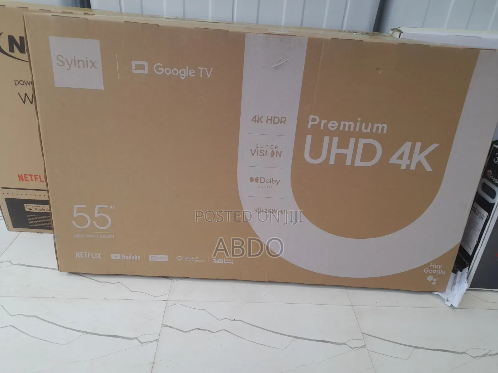 Syinix Smart Googel Tv 55 Inch Andraid Framless 2026 Quality Tv Hi