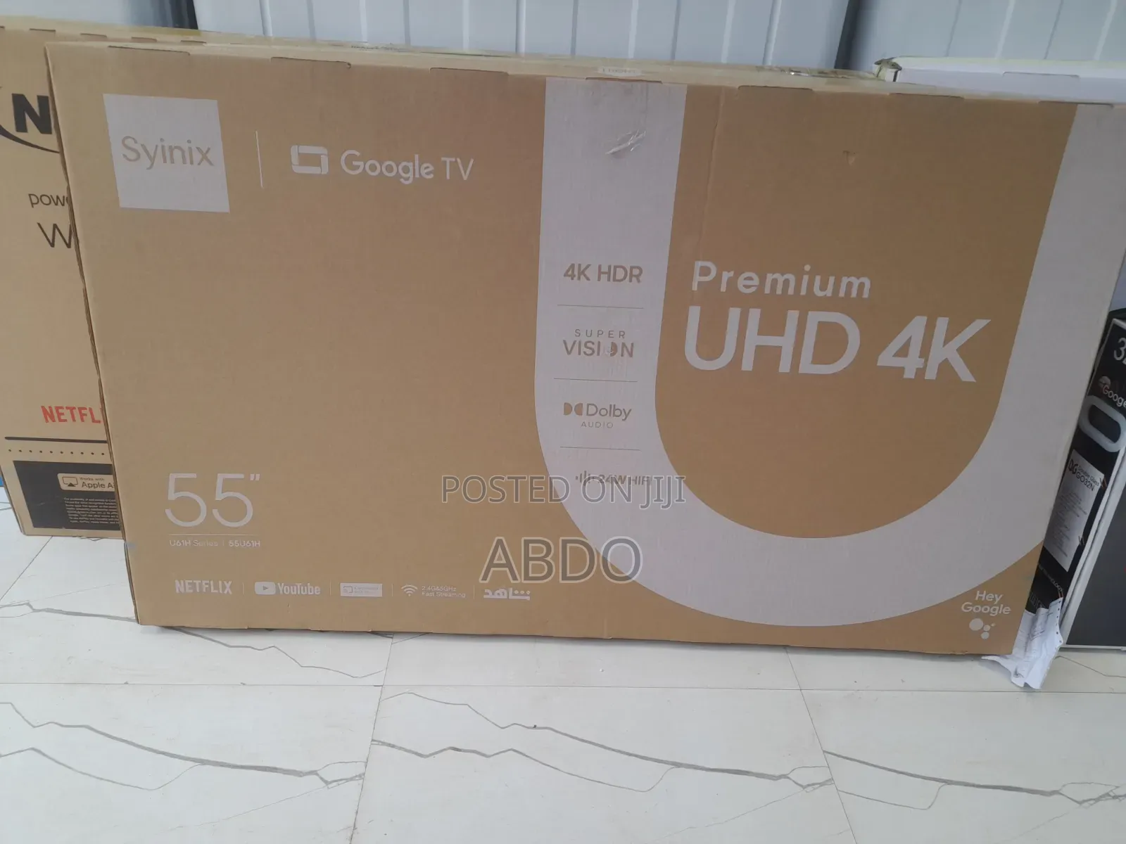 Syinix Smart Googel Tv 55 Inch Andraid Framless 2026 Quality Tv Hi