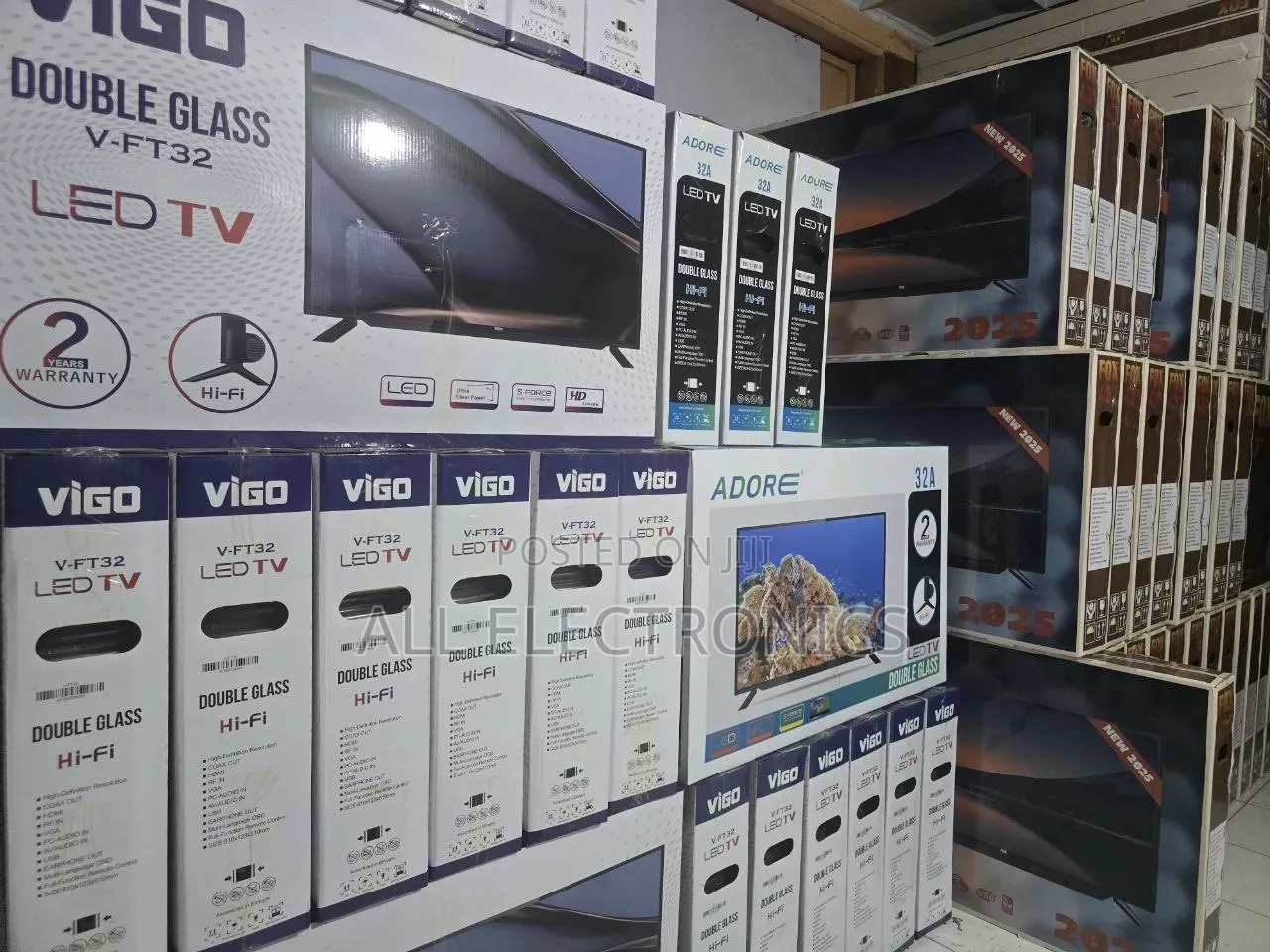 Vigo 32inch Led Double Glass Tv
