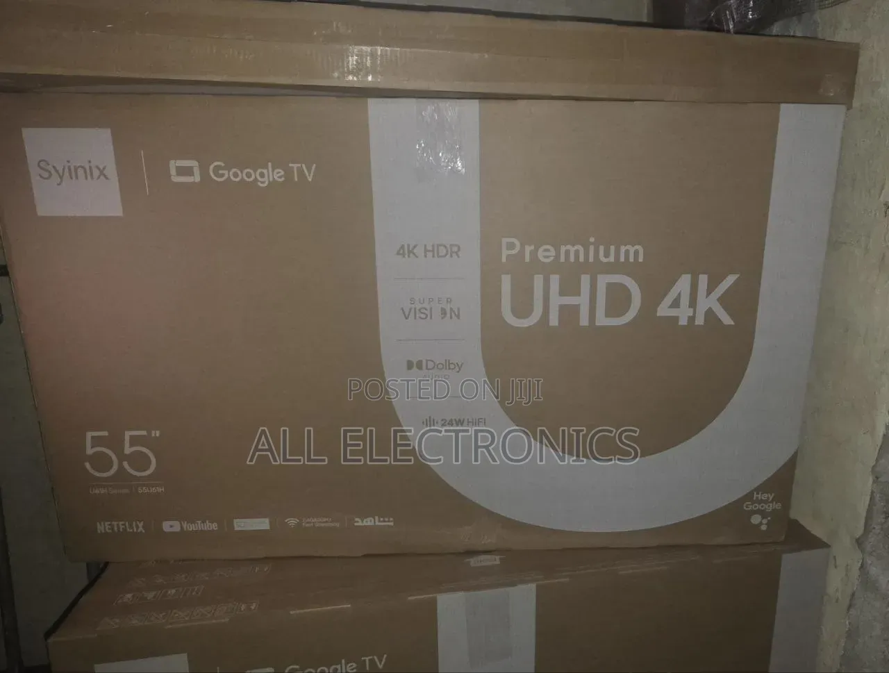 Syinix 55"Premuim Uhd Tv