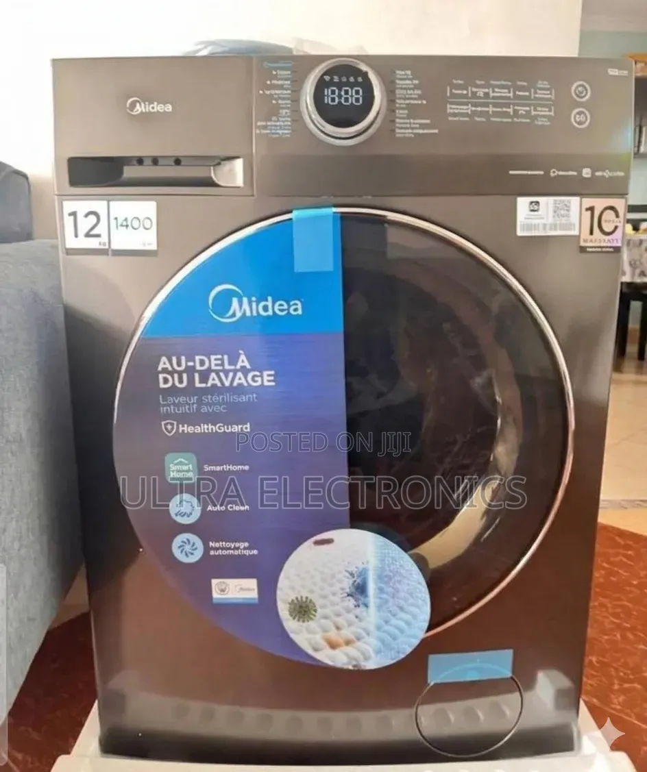 Midea 12kg Front Load Washing Machine – Premium Laundry Performance