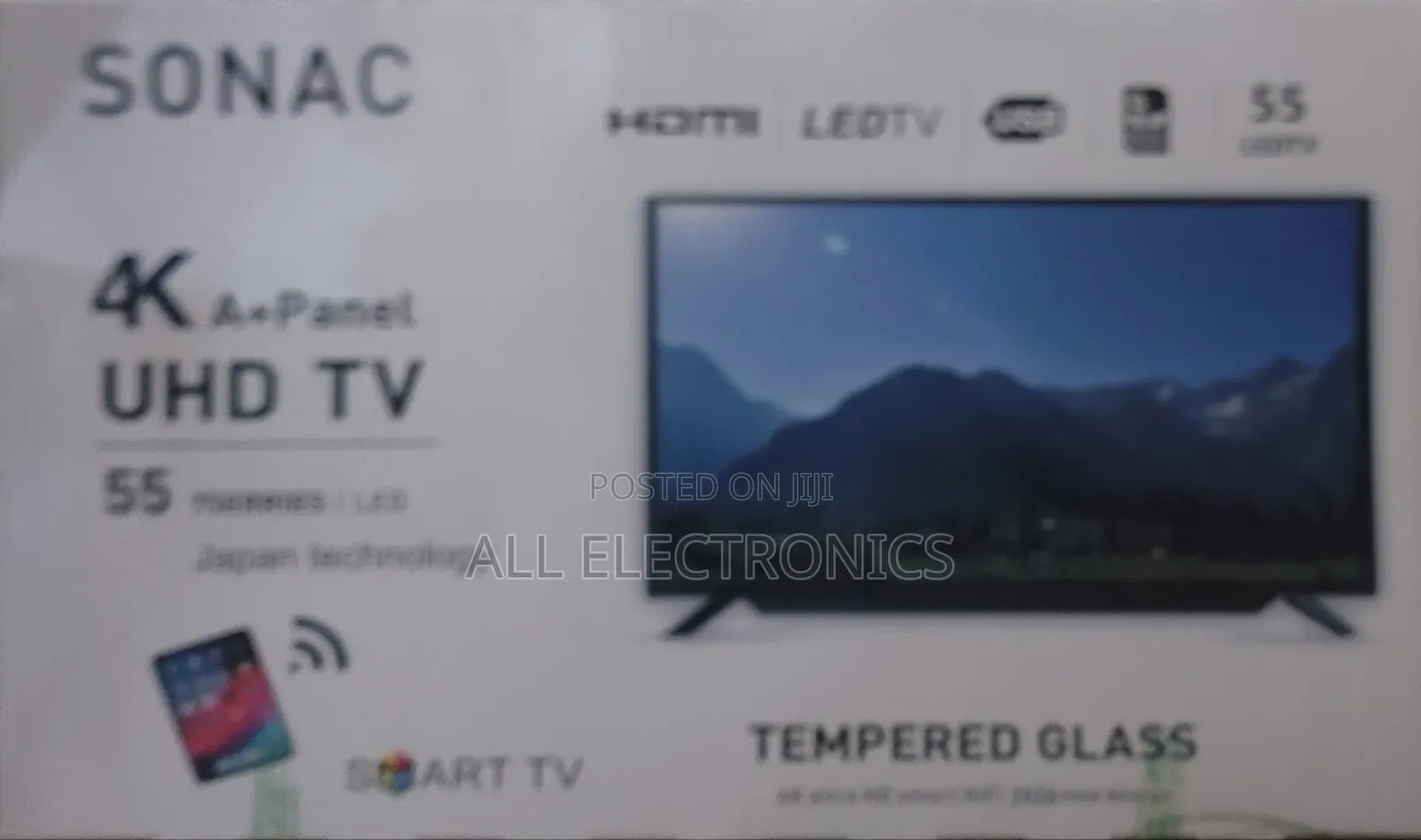Sonac 55inch A+ Uhd Smart Tv