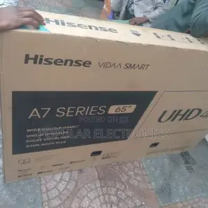 Hisenes 65inch Tv Vidaa Smart Tv