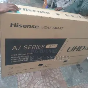 Hisenes 65inch Tv Vidaa Smart Tv