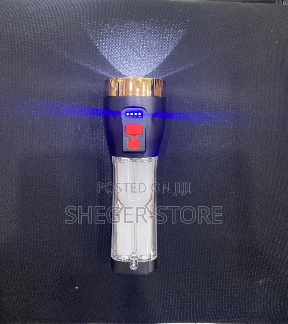 Highquality + Durability Rechargeable Solar Led Flashlight