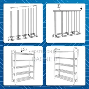 5 Tier Shoes Organizer Rack የጫማ መድርደሪያ
