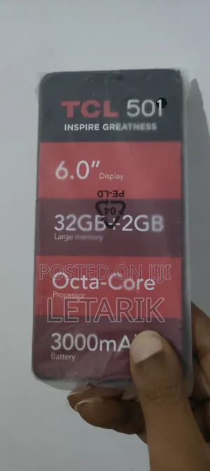New TCL 501 32 GB Black
