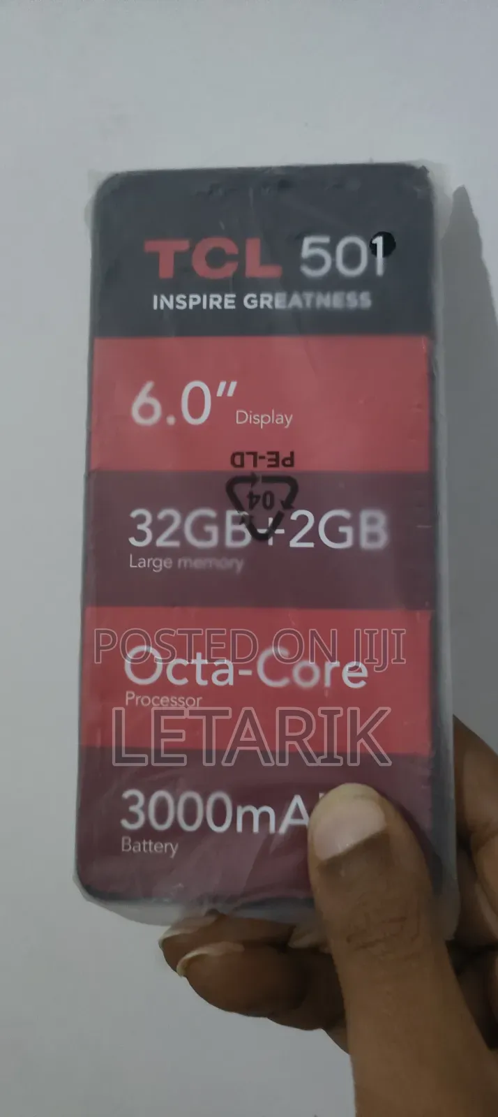 New TCL 501 32 GB Black