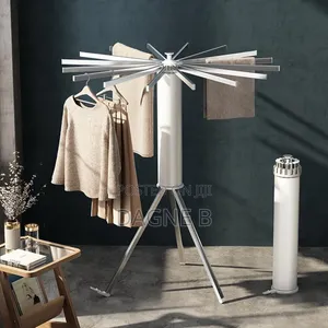 Foldable Octopus Tripod Clothes Drying Rack የሚተጣጠፍ ልብስ መደርደሪያ እና ማስጫ