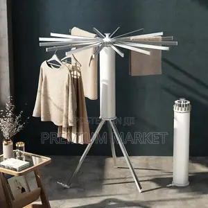 Clothe Rack Foldable Octopus Tripod የሚተጣጠፍ ልብስ መደርደሪያ እና ማስጫ