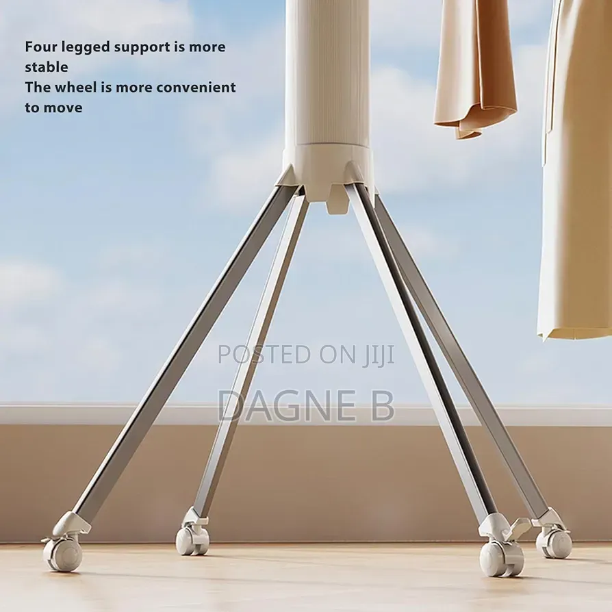 Foldable Octopus Tripod Clothes Drying Rack የሚተጣጠፍ ልብስ መደርደሪያ እና ማስጫ