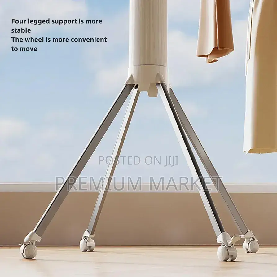 Clothe Rack Foldable Octopus Tripod የሚተጣጠፍ ልብስ መደርደሪያ እና ማስጫ