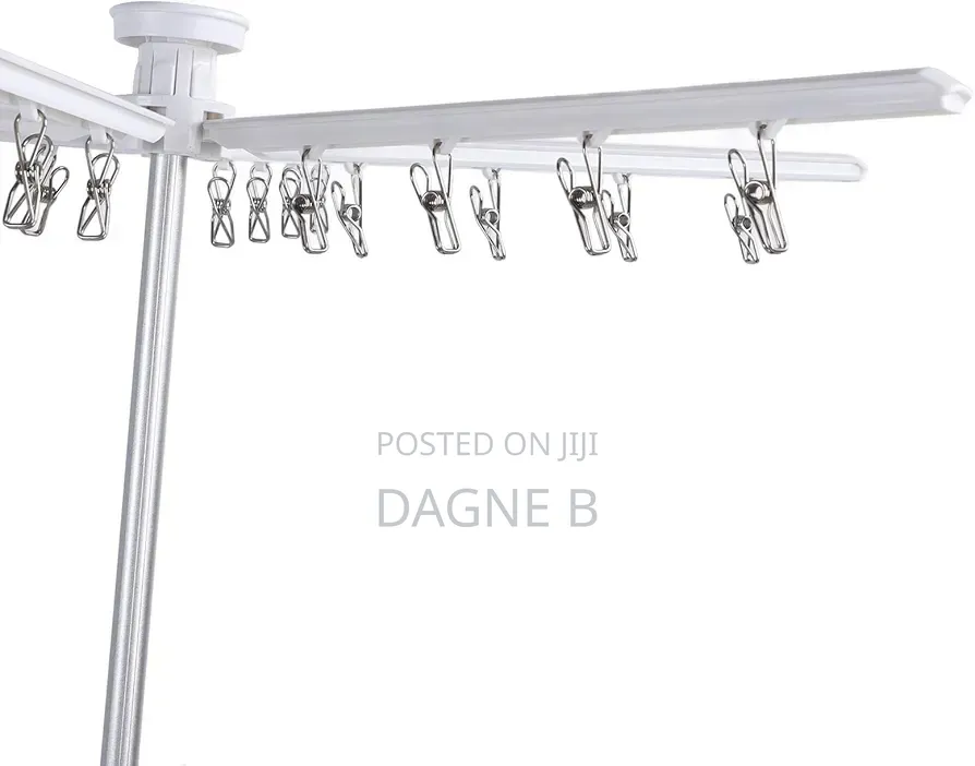 Foldable Octopus Tripod Clothes Drying Rack የሚተጣጠፍ ልብስ መደርደሪያ እና ማስጫ