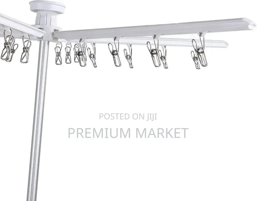 Clothe Rack Foldable Octopus Tripod የሚተጣጠፍ ልብስ መደርደሪያ እና ማስጫ