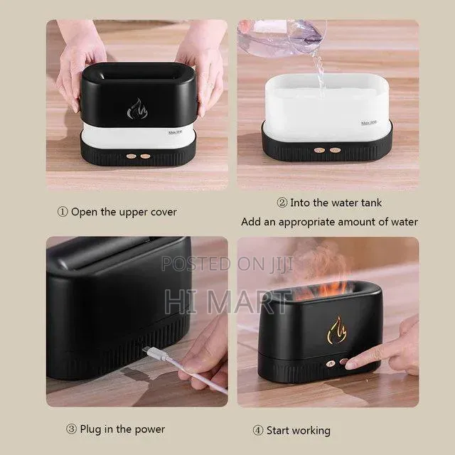 High Quality Flame Aroma Diffuser Humidifier