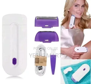 Usb Rechargeable Women's Painless Hair Removal Kit for Body, Face, Leg
