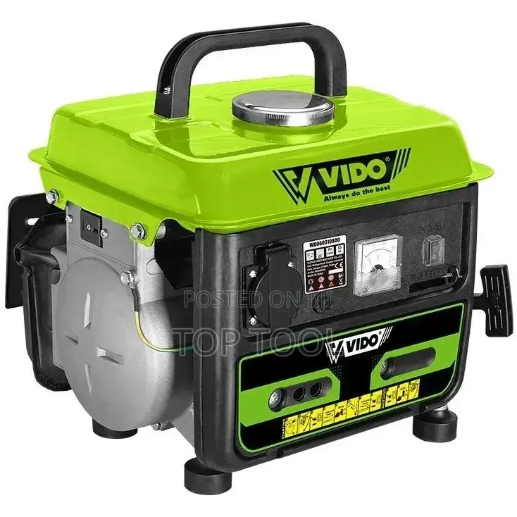 ,Vido Brand Portable Gasoline Generator With a 0.8kw Power