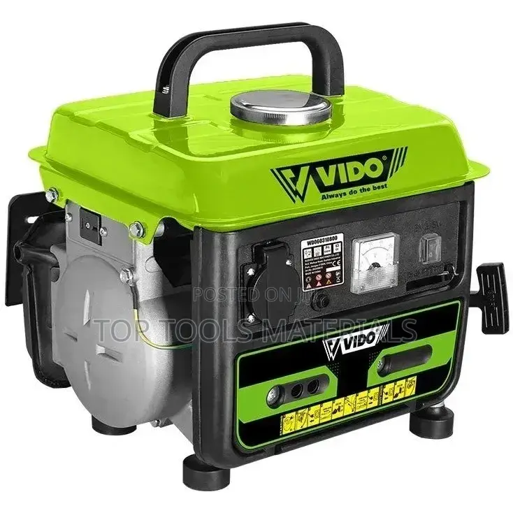 ,Vido Brand Portable Gasoline Generator With a 0.8kw Power