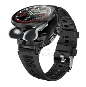 2 in 1 Ultra Sport Smart Watch | Built-in Earbuds + Luxury Tech |