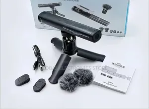 Lavalier Microphone, Wireless, Noise Reduction, With Full Accessories