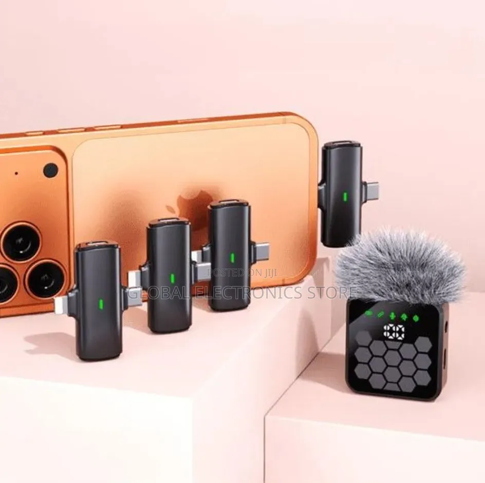 4 Reciver ያለው Wireless Lapel Microphone (4 Reciver + 1 Transmitter )