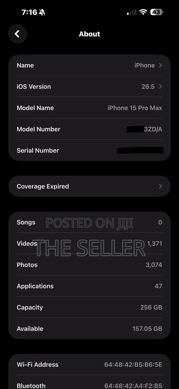 Apple iPhone 15 Pro Max 256 GB White