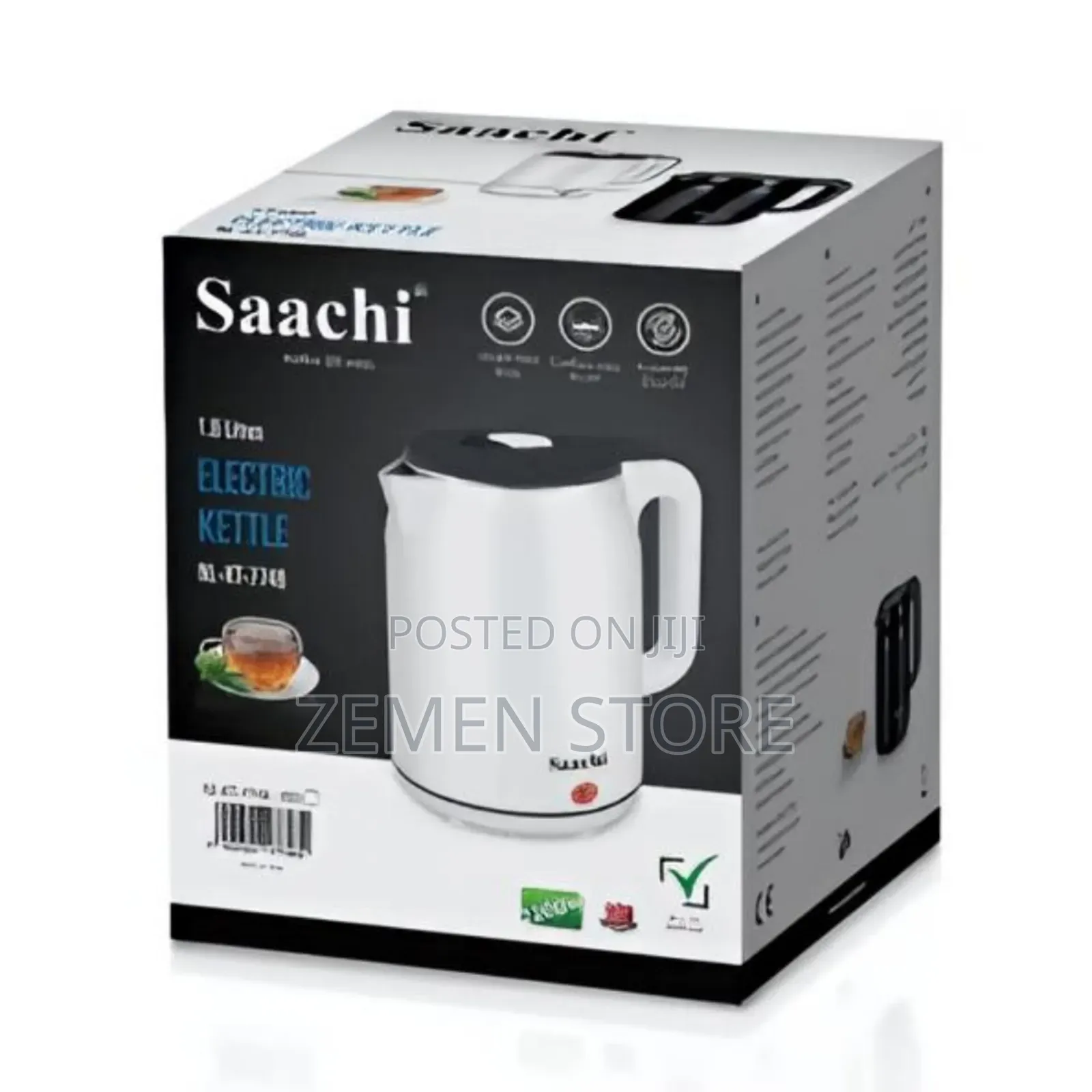 Saachi 2200w Electric Kettle - 1.8l Fast Boiling Hot Water Boiler