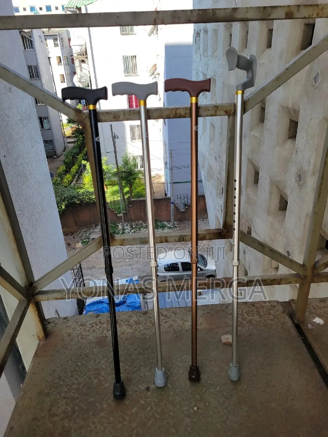 Walking Stick/Cane for Elderly豹弩walkmate Simple Push-Pin Height