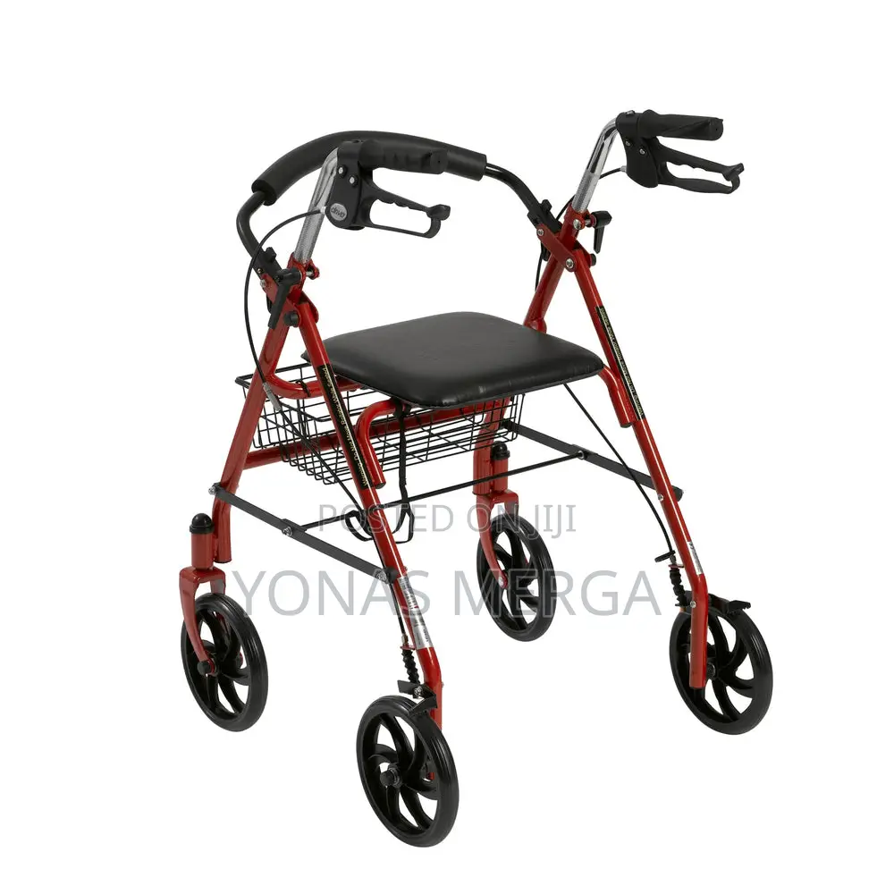 Four Wheel Rollator Rolling Walker妬身basket You Can Use to Store Person