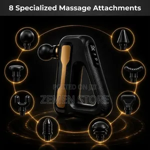 Professional Deep Tissue Massage Gun - 32 Speeds 8 Heads